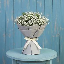 Букет Белые гипсофилы в Сухиничах Букет цветов из:  Гипсофила в Сухиничах