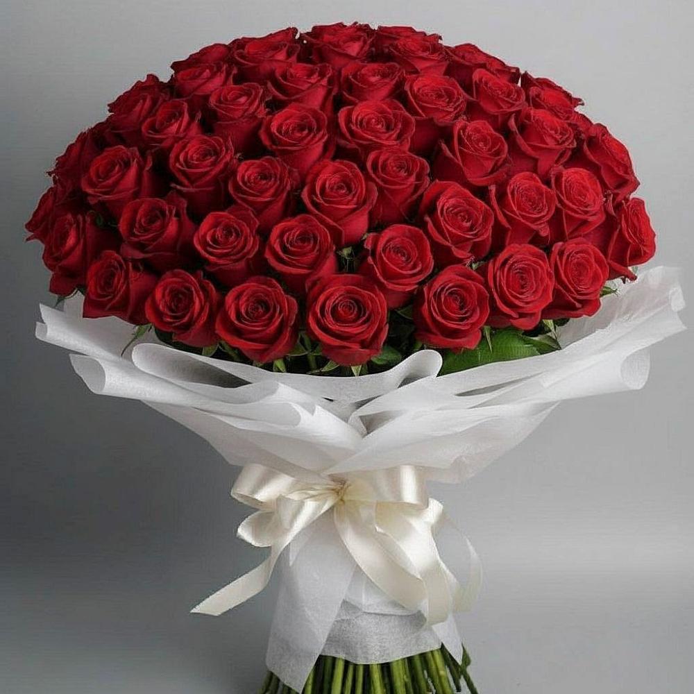 101 Красная роза Блэк Мэджик в Сухиничах Букет 101 Красная роза Блэк Мэджик в Сухиничах