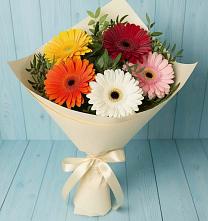 Букет цветов из:  Герберы в Сухиничах