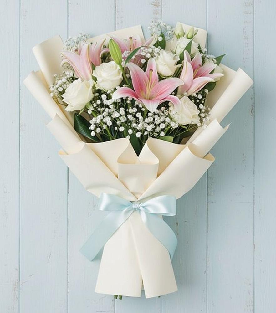 Букет Лилии в Сухиничах Букет цветов из: Лилии в Сухиничах