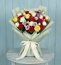 Букет Модная красотка в Сухиничах Букет цветов из:  Розы в Сухиничах