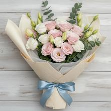 Букет шампанское #REPLACE_PRED# Сухиничах Букет цветов из:  Лизиантусы #REPLACE_PRED# Сухиничах