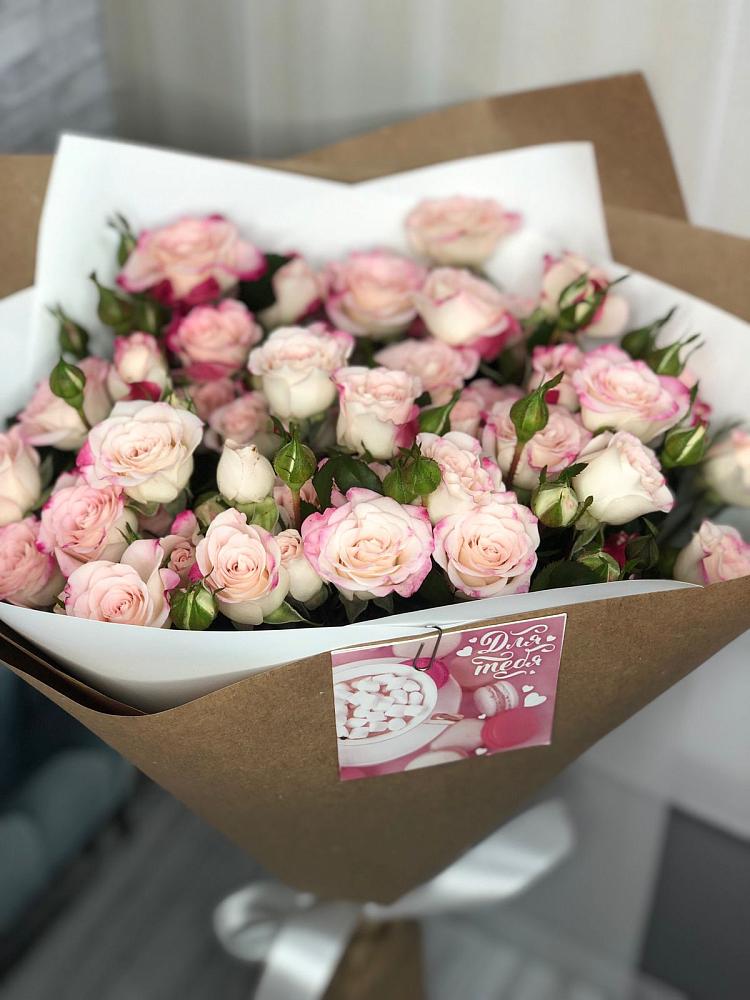 Букет теплый ветер в Сухиничах Букет цветов из: Розы в Сухиничах