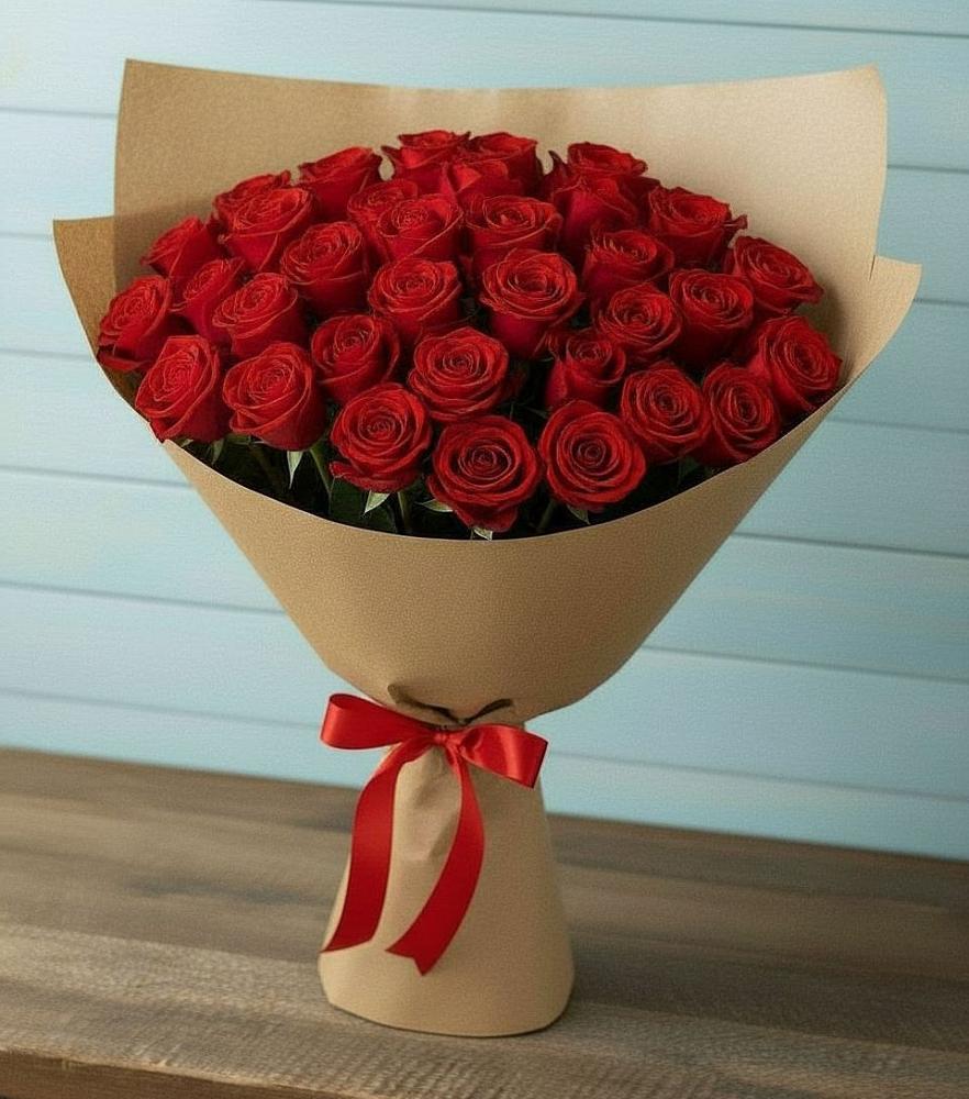 Красные розы Милано в Сухиничах Букет Красные розы Милано в Сухиничах