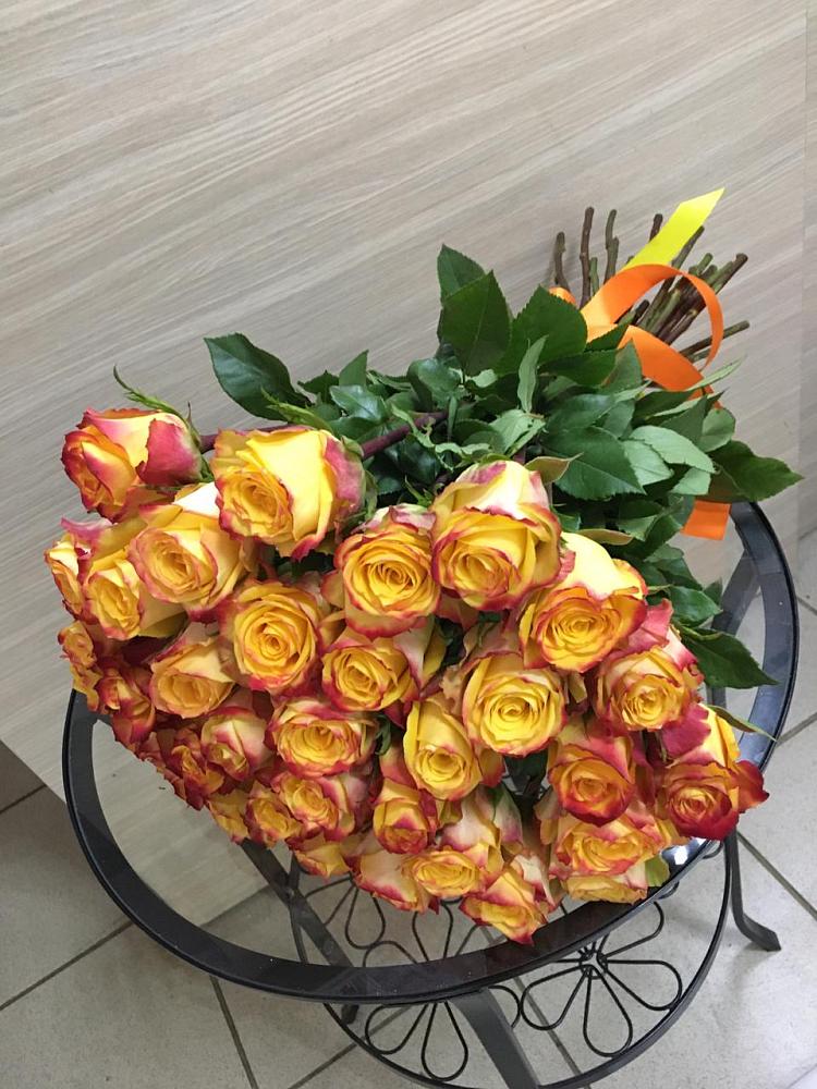 Желтые розы  в Сухиничах Букет Желтые розы в Сухиничах