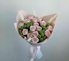 Букет доброе утро в Сухиничах Букет цветов из:  Розы и Хризантемы в Сухиничах