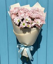 Букет Розовые хризантемы в Сухиничах Букет цветов из:  Хризантемы в Сухиничах
