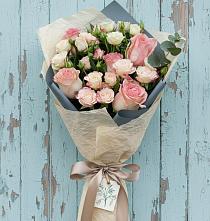 Букет нежный и розовый в Сухиничах Букет цветов из:  Розы в Сухиничах