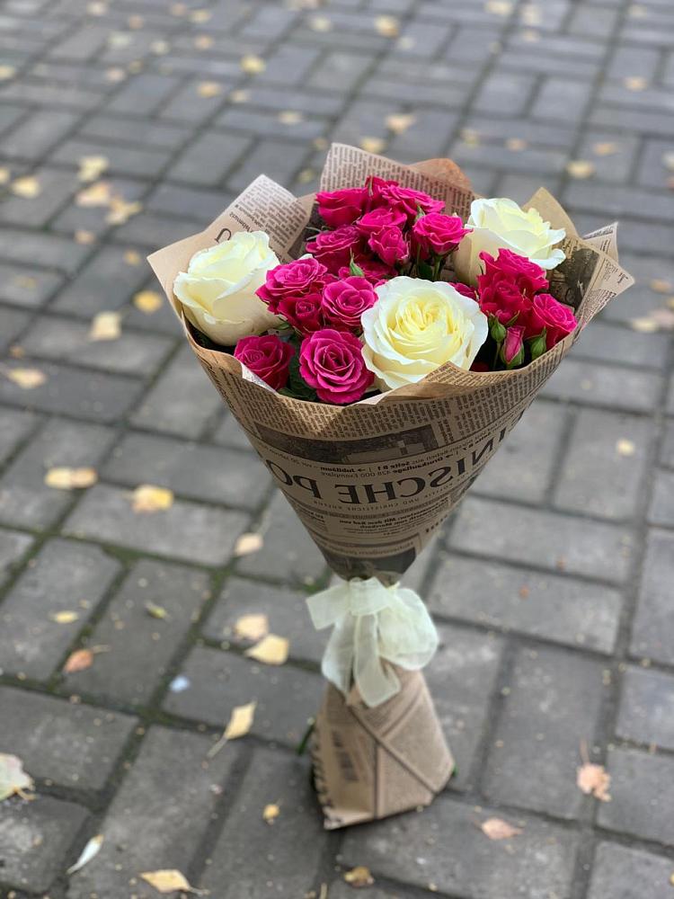 Букет Удивительный из роз в Сухиничах Букет цветов из: Розы в Сухиничах