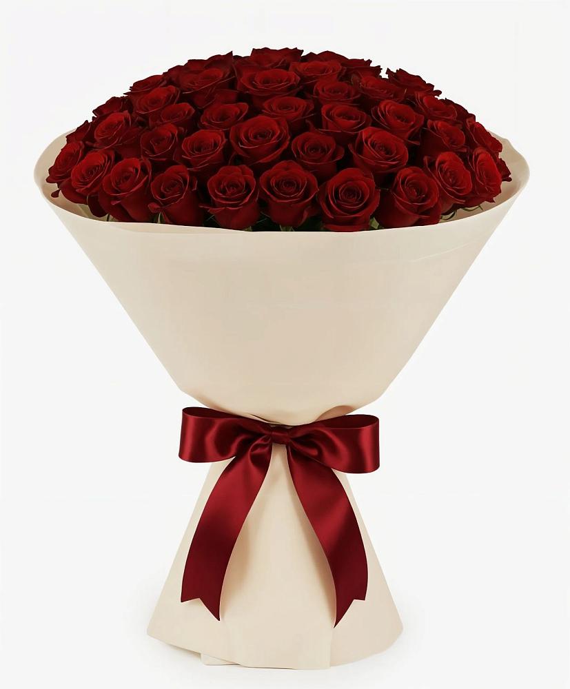 101 Бордовая роза Блэк Бакарра в Сухиничах Букет 101 Бордовая роза Блэк Бакарра в Сухиничах