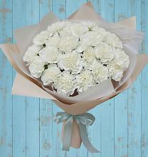 Букет Хрустальное утро в Сухиничах Букет цветов из:  Гвоздики в Сухиничах